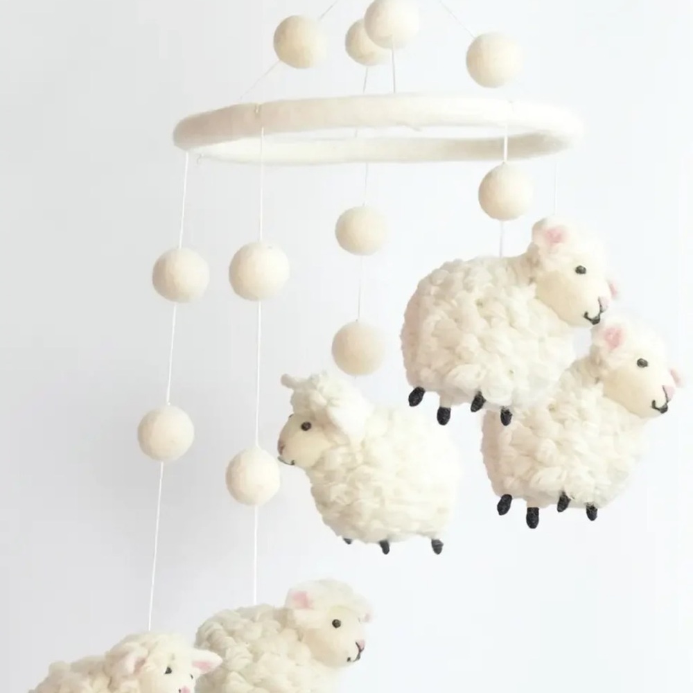 Adorable Sheep Baby Mobile